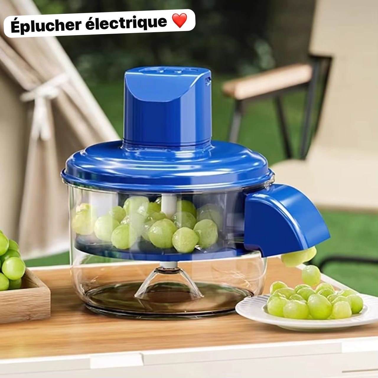 Éplucheur Électrique Automatique – Robot Épluche-Fruits et Légumes Express
